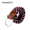 Cinture 2022 ITSSIBUK Fashion Candy Cintura elastica con mix multicolore e abbina i jeans universali da uomo donna