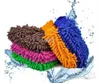 Partihandel Microfiber Snow Neil Fiber High density Car Wash Mitt Gloves Handduk