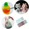 10pcs/مجموعة الأدوات النحت Clay Silicone Clay النمذجة التي تنقط الفخار الفخاري استخدام لـ DIY Handicraft Nail Art XBJK2207