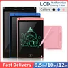 8.5 inç 10 "12 inç LCD Çocuk Oyuncakları için Tablet Çizim Aletleri Elektronik Yazma Board Boy Boy Eğitim Oyuncak Hediyeleri