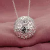 Серьги для ожерелья набор печать серебристого цвета Половоелочное подвесное подвесное изделия для женщин для женской моды Свадебные подарки рождественские подарки