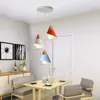 Pendant Lamps Lamp Modern E27 Lights Wood For Bedroom Hanging Nordic Aluminum Lampshade LED Bulb Kitchen LightPendant