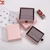 Smycken påsar väskor bra presentlåda rosa set förpackningspåse kuvertpåse inpackning förpackningslådor för halsband örhänge ringsjewelry