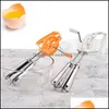 Egg Tools Kitchen Kitchen Dining Bar Home Garden Stainless Steel Manual Hand Held Whisk Beater Rotary Mixer Blender Cooking Tool Paa13120