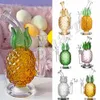 Thickness Pineapple Glass Tube Hookahs Thick Beaker Bongs Straight Clear Pink Green Yellow Water Pipes 14mm Joint Vapor Heady Glass Dab Rigs