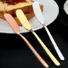 Ostknivar Multi Purpose Butter Knife Dessert Rostfritt stål Jam Spridare Cutter Appetizers Sand Cake Cream Tool