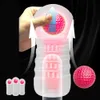 Sugande manlig onani cup oral vagina vuxen sugstimulering onanator leksaker för män glans massage avsugning sexig maskin