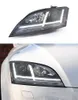 アウディTTヘッドライトのためのカースタイリングヘッドランプ2006-2012ヘッドライトLED DRL信号ランプHID BIキセノンとAFSオートアクセサリー