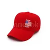 Trump 2024 Baseball Cap Party Hats Dome Sun Katoenen Hoed met verstelbare riem DE295