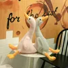 Bonito fofo pato pelúcia brinquedo animal goose boneca moda simulação pelúcia cisne crianças presente de aniversário