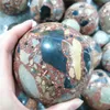 Decoratieve objecten Figurines 10-11 cm Vulkanische rotsen Stone Ball Crystal Minerals Natuurlijk gevormd Geologische edelsteenstenen Feng Shui Coll