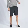 LULULEMENLY KVINNA TRACKSUITS Män Shorts Snabbtorkning Yoga Sports Fitness Korta byxor har Cinchable DrawCord Summer Training Sweatpants Pockets 6612ESS