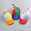 Förälderbarn Multicolor Propeller Baseball Hat Women Outdoor Hat Löstagbart