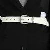 Belts Women Leather Belt Fashion Dress With Single Prong Buckle Bridal And Sashes Gold Navy Style BeltBelts