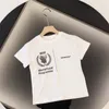 럭셔리 디자이너 아기 소년 여자 Tshirts 여름 아이의 옷 패션 짧은 슬리브 어린이 옷 티셔츠 편지 b ptinted 탑 티