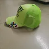 Ultimi Colori Capite di palla Lettering casual Curvad Brime Baseball Cap per uomini e donne Lettere di moda Stampa cappello con logo 19gg249y