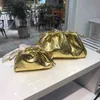 Women Dumpling Pouches Clutch Bag Genuine Leather Clouds Purses and Handbags 2021 Luxury Designer Female Crossbody Bags G220422