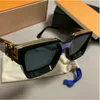 Lunettes de soleil pour hommes 1,1 millionnaire clair noir X Gold Man Femme Unisexe Fashion Millionaires Glasse 96006 Black Case Box All With 96006 Style