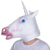 Horse Deluxe Nieuwheid Halloween Kostuum Party Latex Hoofdmasker Variety of Animals Hoofddeksel 220707