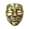 Máscaras de festa de Halloween de Cosplay para Vingeta Máscara Anonymous Guy Fawkes Fancy Adult Máscara FY3222