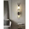 Luzes de teto Bedsideledwall Lamp2022 Lâmpada de luxo nórdica Lâmpada de luxo criativa Creative Chillent Room Bulbceling de parede