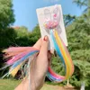 Styles Hair Extensions Wig Barrette for Kids Girls Ponytails hairclips Unicorn Head Bows Clips Bobby Pins Hairpin Accessories