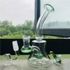 6.3 Mini Glass Water Bong Кальяны Пьянящий Dab Rig WaterPipes Percolator Banger Stereo Matrix perc 14mm Joint Smoke For Tobacco