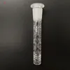 3.5" Smoking Glass Downstem 19mm male joint 14 mm female joint with sand blasting logo