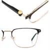 패션 선글라스 프레임 핸드 로어 10030 광학 안경 티타늄 합금 안경 전체 림 안경 처방 프레임 플라스