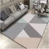 Carpets Living Room Coffee Table Carpet Geometric Bedroom Bedside Large Machine Washable Non-slip Floor Mat Children's CarpetCarpetsCarp