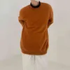 Mohair Sweater Men Loose Casual Lazy Knitted Sweater Korean Loose Cashmere Sweater Trend All-Match L220801