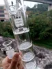 Cachimbas de agua de vidrio de tipo recto de 19 pulgadas con filtros de nido de abeja y pipas de fumar de 18 mm para neumáticos Perc hembra