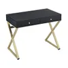 ACME Coleen Desk en laiton noir 92310 table de meubles Table PC 242m