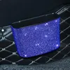 Coprivolante Coprivolante in cristallo con diamanti per le donne Ragazze Decorazioni per interni blu Accessori Tracolla Cuscino per poggiatesta