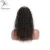 Menschliches Haar, natürliches lockiges Pferdeschwanz, elastischer Kordelzug Afro curly Buff mit Clip