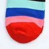 Erkek Çorap Çiftleri Erkekler Komik 3D Calcetines Chaussette Homme Için Mutlu Renkli Çizgili Meias Sıcak Sıkıştırma SokkenMen's