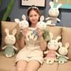 2022 peluches en peluche nouveau joli blanc doux joli petit lapin taille environ 38 cm