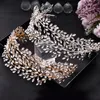 Diadèmes de mariée pour mariage, pièce de cheveux en strass, bijoux de mariée en cristal, couvre-chef pour femme