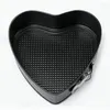AMW integral Formato do coração de 9 polegadas Removível assar inferior Pan mola de mola de metal bolo de metal molde289k6754151