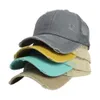 DHL 11 color Criss Cross Ponytail Hat Washed Cotton Snapback Caps Messy Bun Summer Sun Visor Outdoor baseball cap Party hat