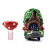 Unique Heady Glass Bongs Style Halloween Tuyau De Brûleur En Verre Huile Nail Pipes Accessoires Brûler À La Main Pour Dab Rigs Tube Tabac Herbe Sèche Avec Bol