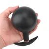 Dildo Pump vuxna produkter Uppblåsbara analplugg Sexiga leksaker för kvinnor rumpa dilator med metallboll prostata massager