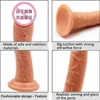 Nxy Dildo Memale Masturburationシミュレーションペニス小さな薄い環境保護吸盤偽のアダルトセックス製品220513