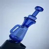 Glass Hookah Blue Recycle PeakまたはCarta大量