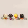 Dämon Slayer Anime Schlüsselbund Nette Nezuko Tanjirou Inosuke Zenitsu Figur 3D Spielzeug Schlüssel Kette Schlüsselring Schmuck Zubehör Fans Geschenke G220421