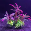 Inredning 12 slag konstgjorda akvariet växter vatten ogräs prydnad Aquatic plant fisk tank gräs dekoration tillbehör 14cm