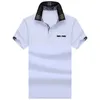 Mode Klassisk Sommar Kortärmad Polos Skjorta Mens Solid Bomull Plus Storlek 6XL 7XL 8XL 9XL 10XL Män Polo 220402