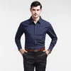 Sukienki dla mężczyzn Pure Color Men Długie rękawy Koszula Sprężyna i jesienna moda męska Camisa Boy Teenager Duży rozmiar S-8xl Tops