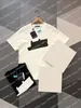 22ss Men Designers T Рубашки TEE грудной буквы Печать с коротким рукавом мужской экипаж шеи парижская уличная одежда белый черный xinxinbuy xs-l
