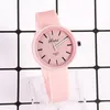 Polshorloges dames snoepkleur kwarts pols horloge lady silicone band eenvoudige stijl horloges voor luxe relojes para mujer 1pcwristwatches